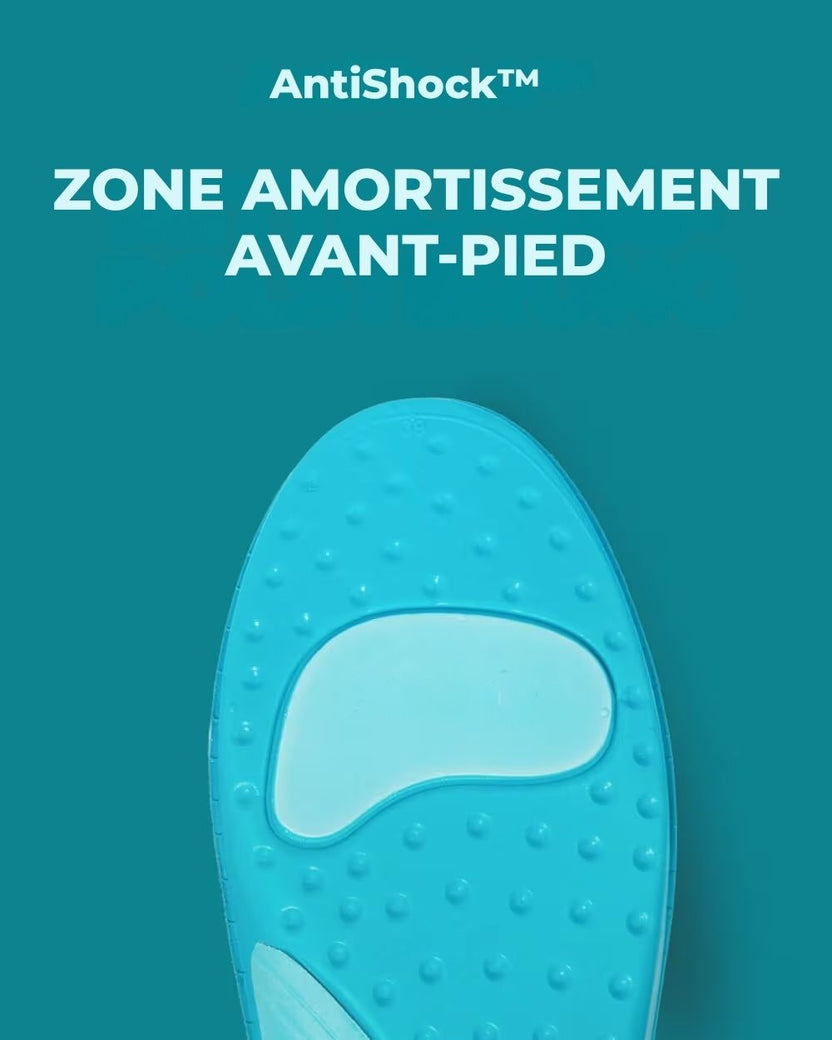 Zone amortissement avant-pied