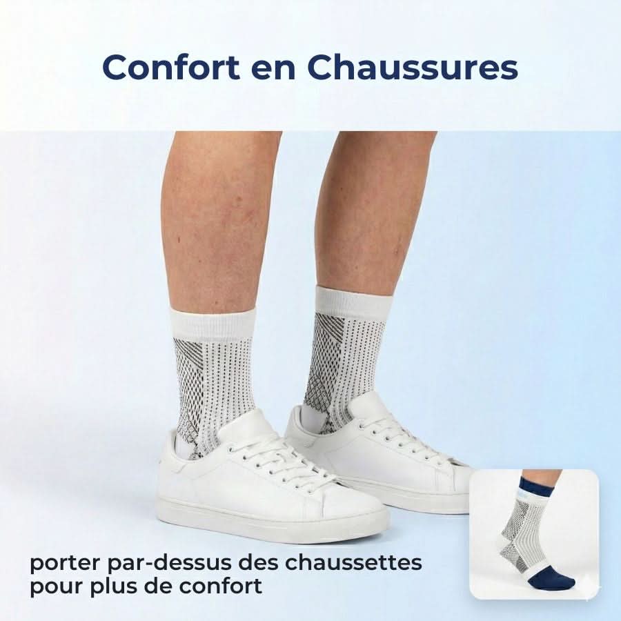NeuroMarche+ - Chaussettes de Compression Neuro-Apaisantes.