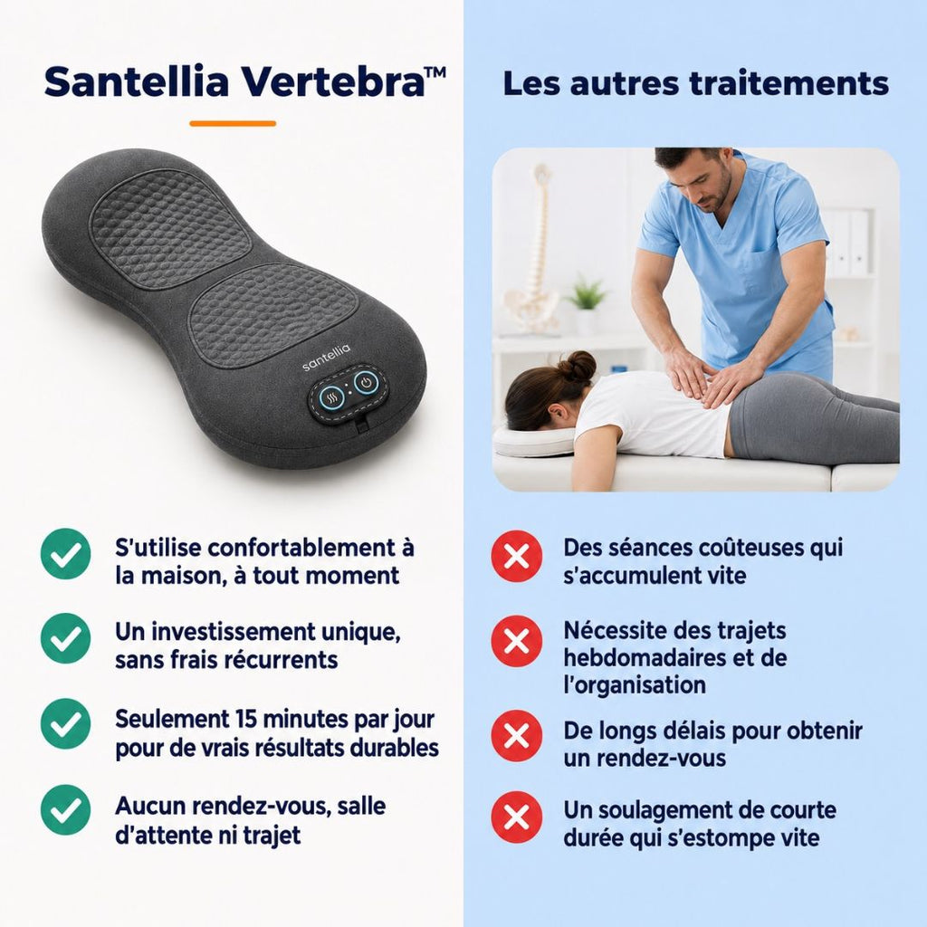 Appareil de massage en profondeur Vertebra à 3 zones