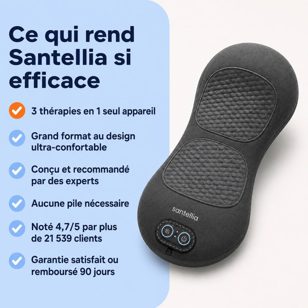 Appareil de massage en profondeur Vertebra à 3 zones