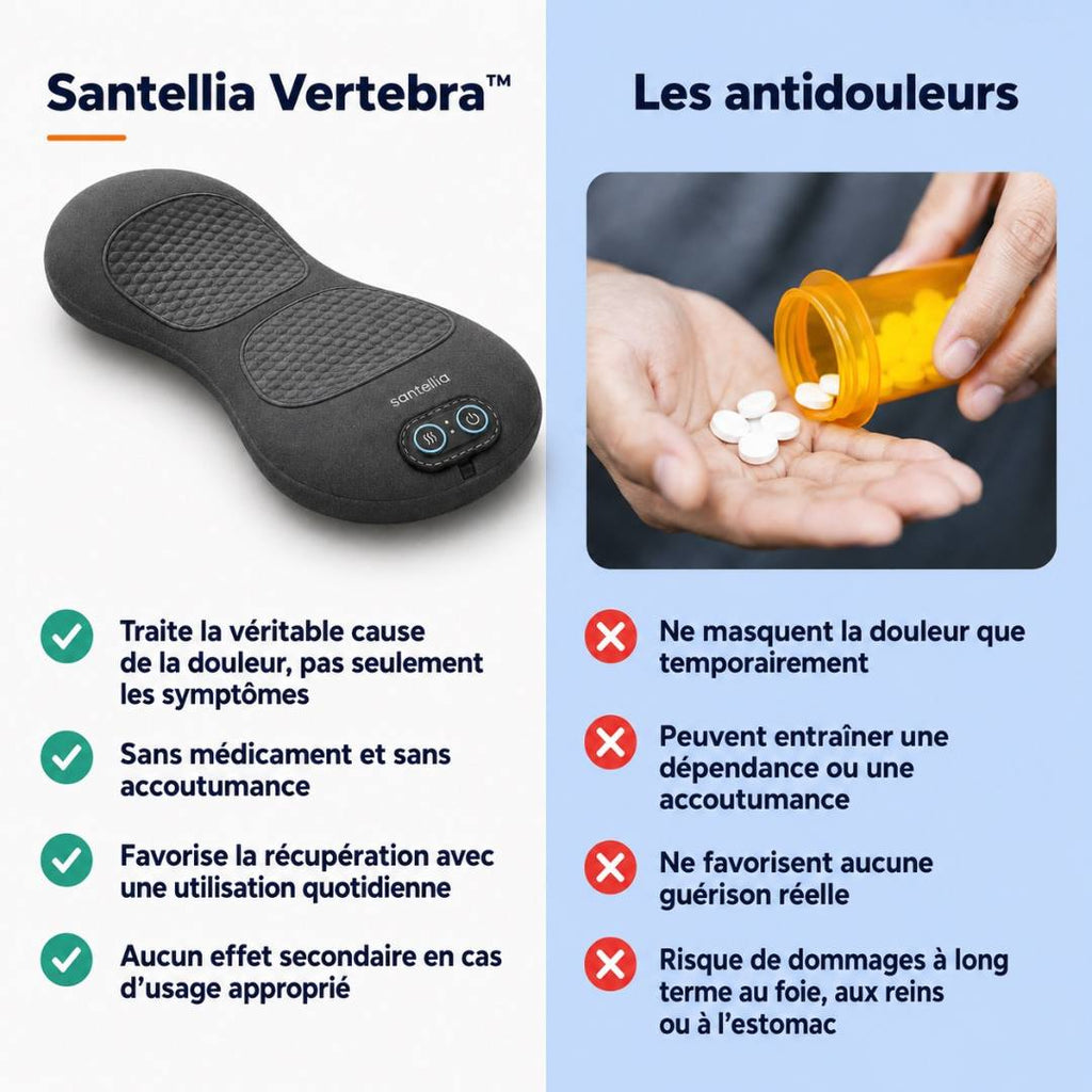 Appareil de massage en profondeur Vertebra à 3 zones
